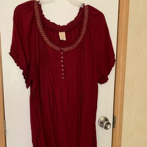 Faded Glory peasant top